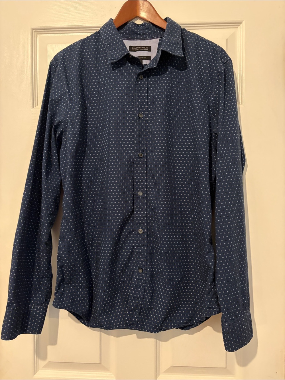 Banana Republic Navy Button-Up Shirt